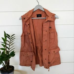Utility Vest - dusty peach